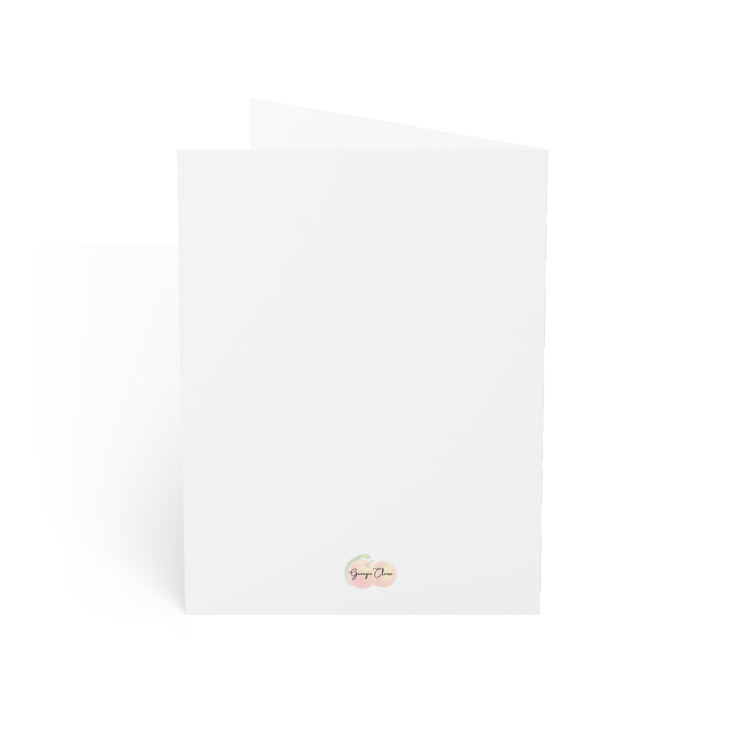 Floral Blue Swirl Greeting Cards — Pack of 10/30/50, Blank Inside