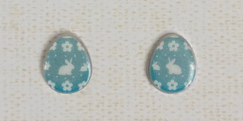 Small Easter Egg Earrings