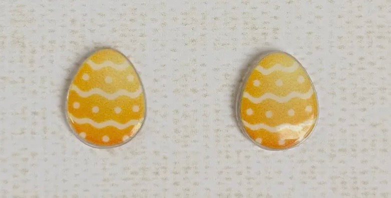 Small Easter Egg Earrings