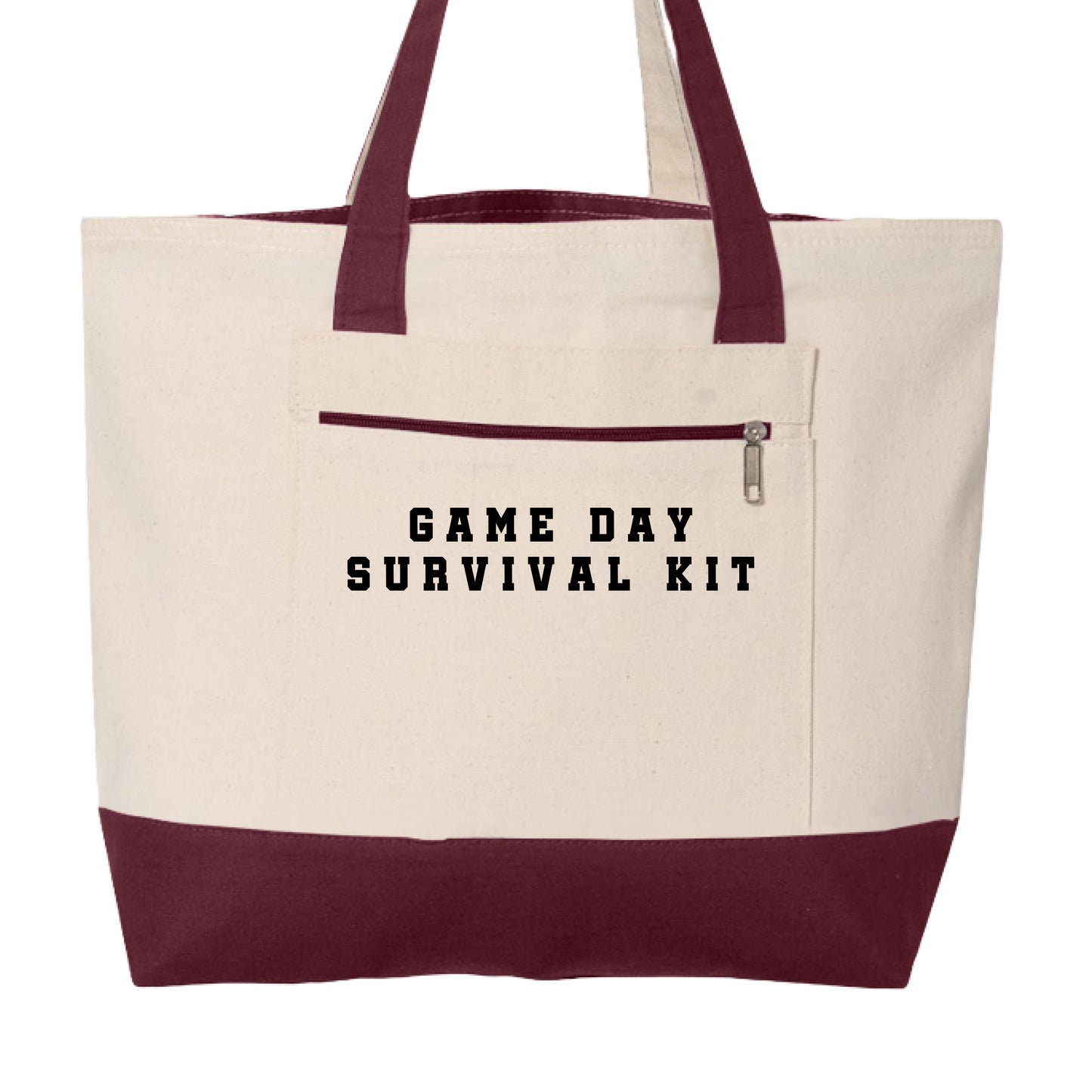 Natural/ Maroon - FRONT